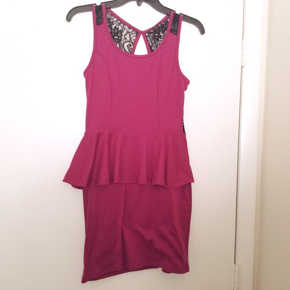 579 Peplum dress